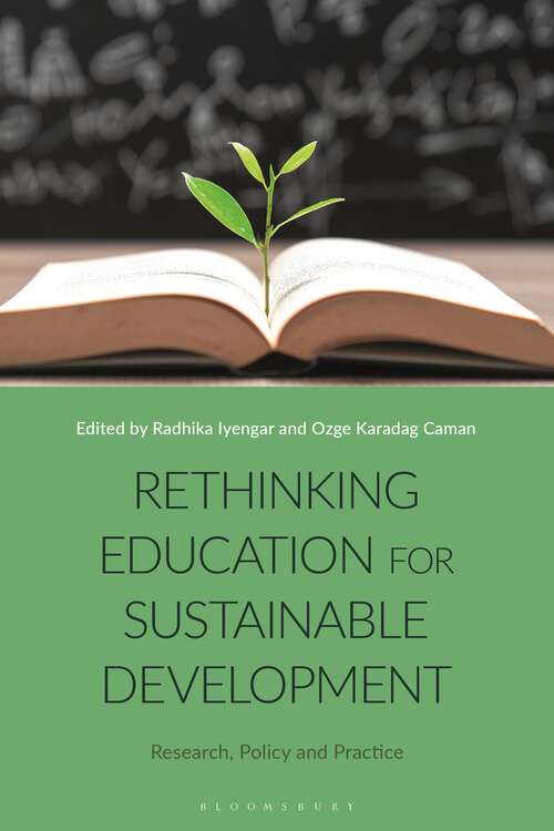 Book cover of Rethinking Education for Sustainable Development: Research, Policy and Practice