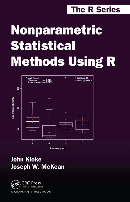 Book cover of Nonparametric Statistical Methods Using R (Chapman And Hall/crc The R Ser.)