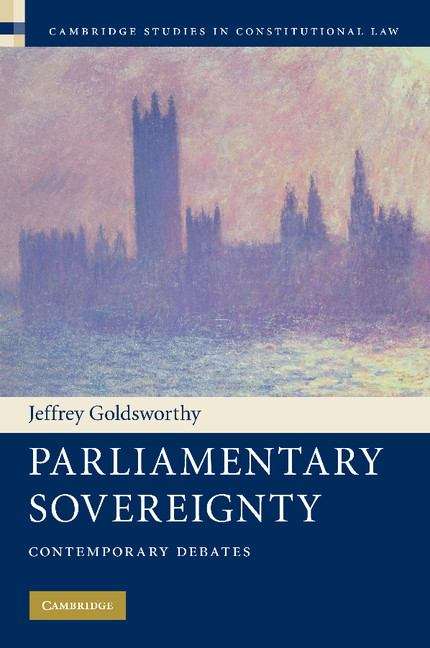 Book cover of Parliamentary Sovereignty: Contemporary Debates (PDF)