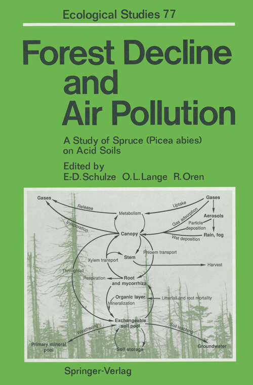 Book cover of Forest Decline and Air Pollution: A Study of Spruce (Picea abies) on Acid Soils (1989) (Ecological Studies #77)