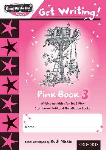 Book cover of Read Write Inc. Phonics, Pink 3, Writing Activities: Get Writing! (PDF)