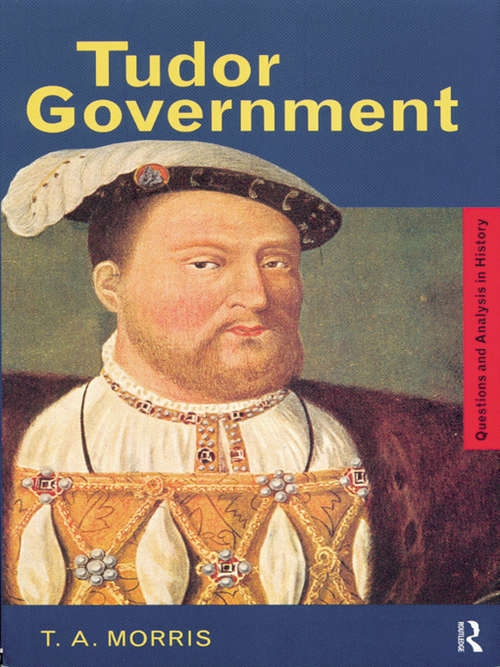 Book cover of Tudor Government