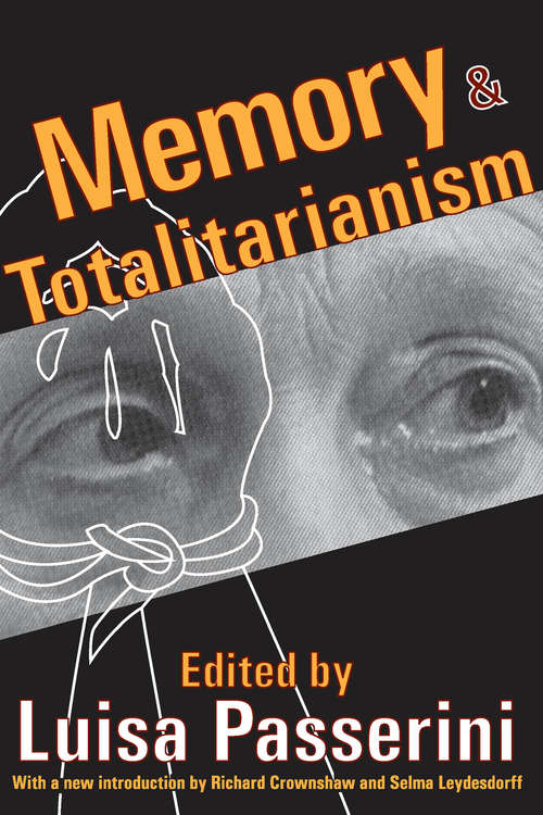 Book cover of Memory and Totalitarianism