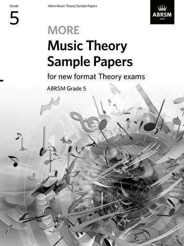 Book cover of More Music Theory Sample Papers, ABRSM Grade 5 (PDF)
