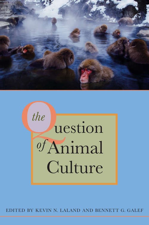 Book cover of The Question Of Animal Culture