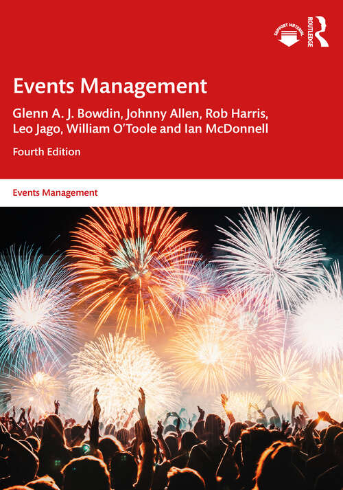 Book cover of Events Management (Events Management)