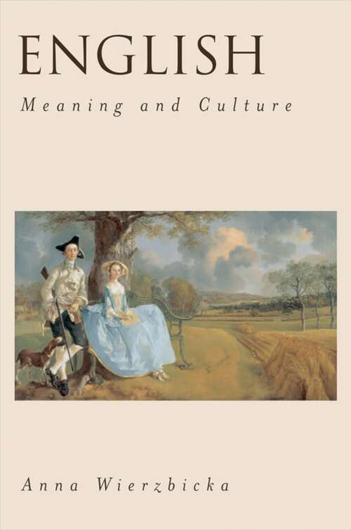 Book cover of English: Meaning and Culture