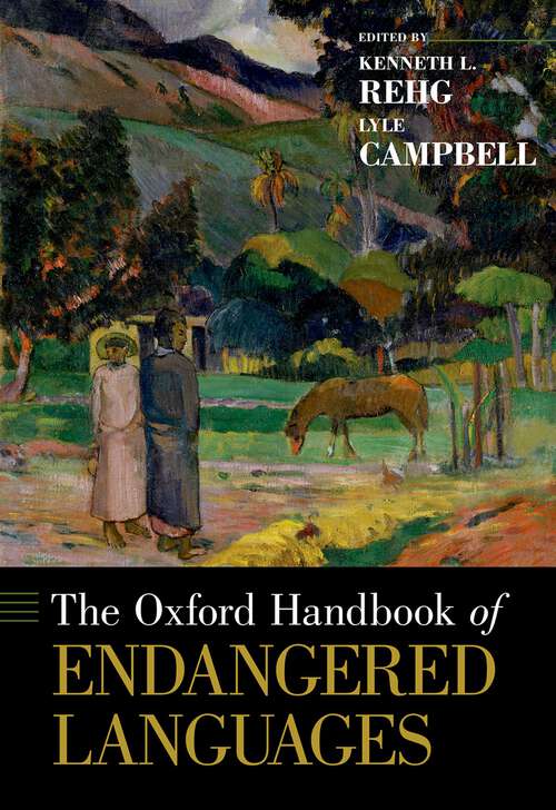 Book cover of The Oxford Handbook of Endangered Languages (Oxford Handbooks)