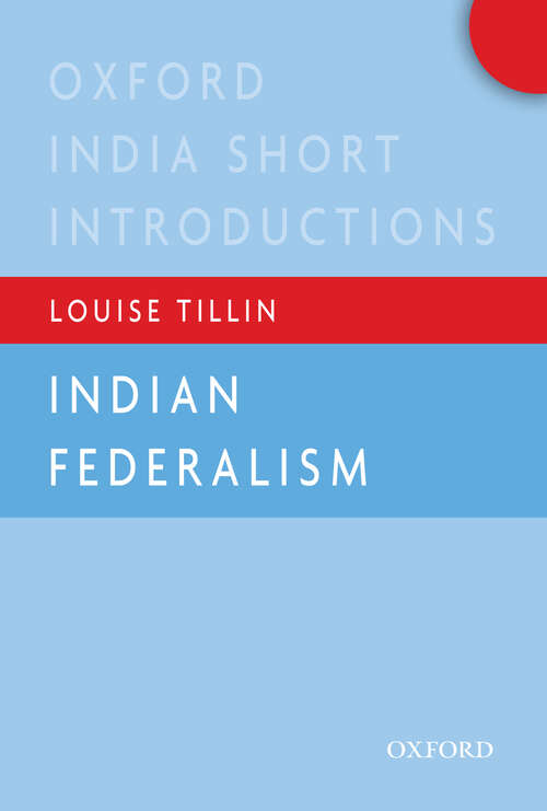 Book cover of Indian Federalism