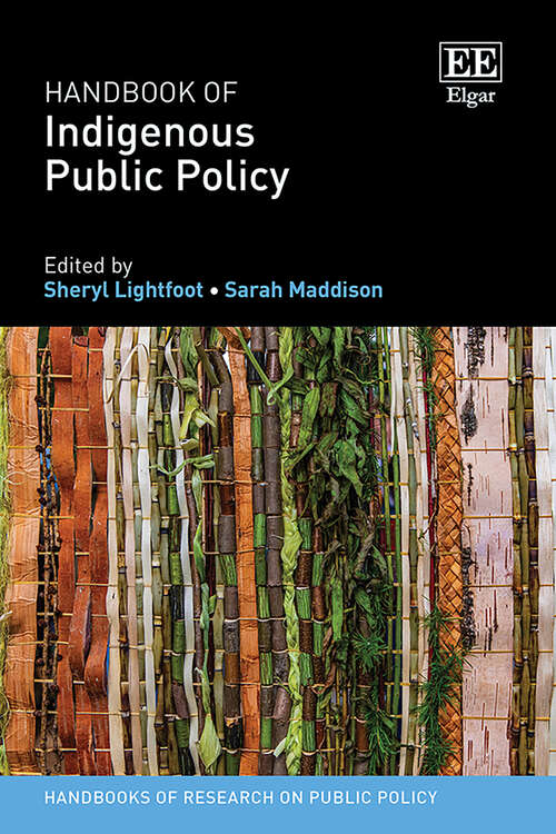 Book cover of Handbook of Indigenous Public Policy (Handbooks of Research on Public Policy series)
