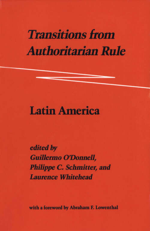 Book cover of Transitions from Authoritarian Rule: Latin America (PDF)