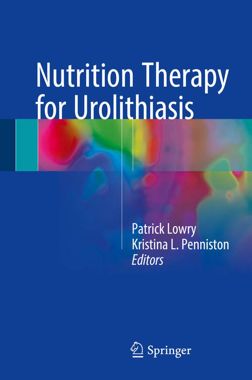 Book cover of Nutrition Therapy for Urolithiasis
