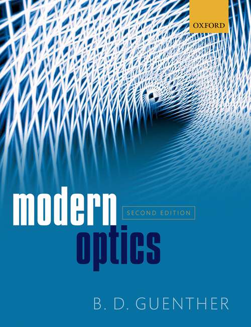 Book cover of Modern Optics, 2nd edition