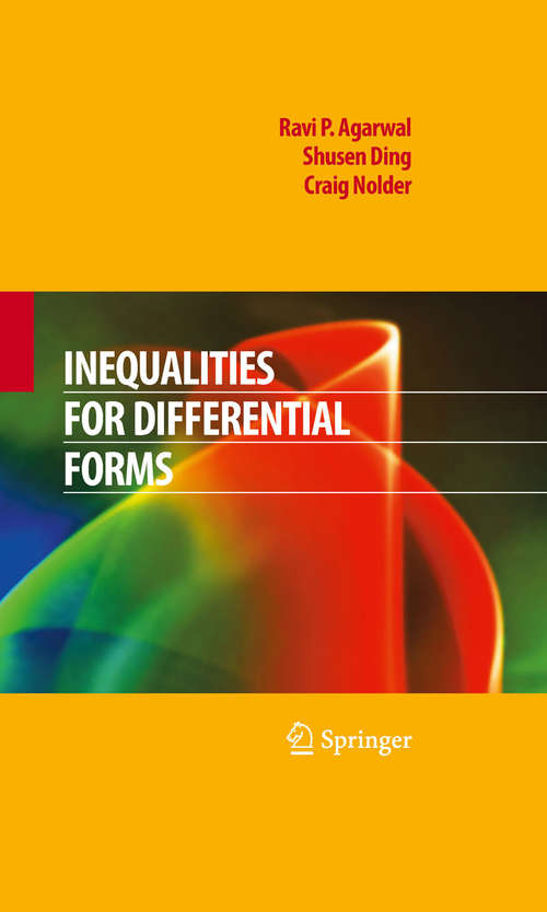 Book cover of Inequalities for Differential Forms (2010)
