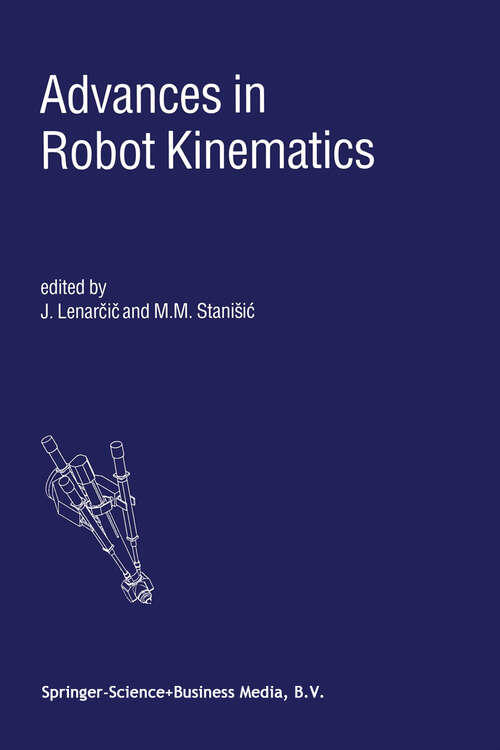 Book cover of Advances in Robot Kinematics (2000)