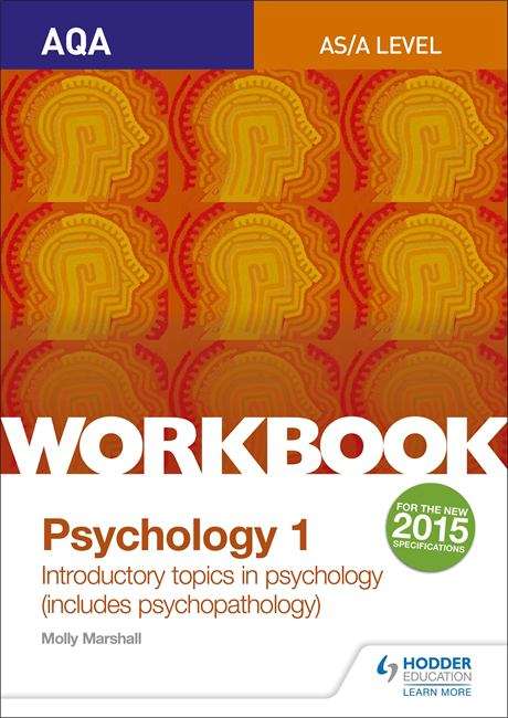 Book cover of AQA Psychology for A Level Workbook 1 (PDF)