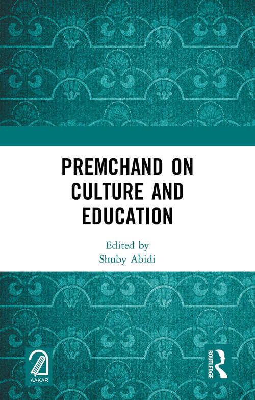 Book cover of Premchand on Culture and Education
