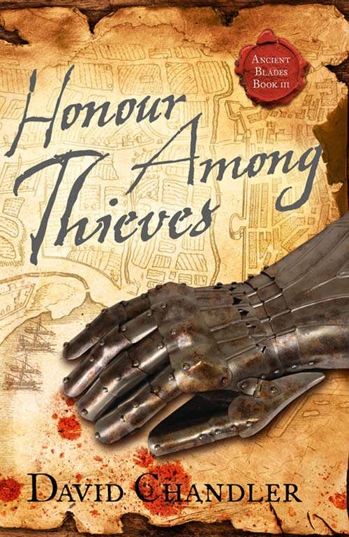 Book cover of Honour Among Thieves: One Thief Against The World... (ePub edition) (Ancient Blades Trilogy #3)