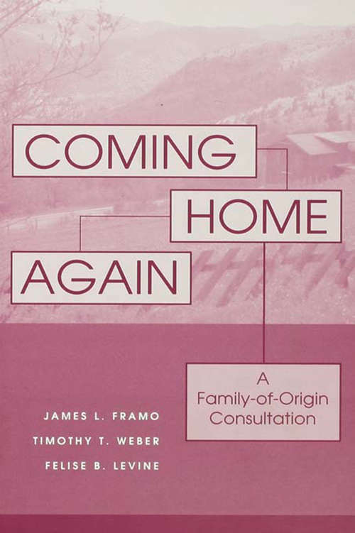 Book cover of Coming Home Again: A Family-Of-Origin Consultation
