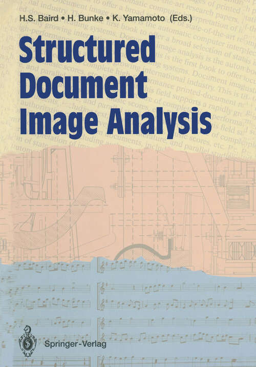 Book cover of Structured Document Image Analysis (1992)