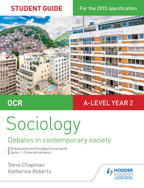 Book cover of OCR Sociology Student Guide 3: Debates: Crime and deviance (PDF)