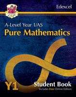Book cover of New A-Level Maths for Edexcel: Pure Mathematics - Year 1/AS Student Book (with Online Edition) (PDF)