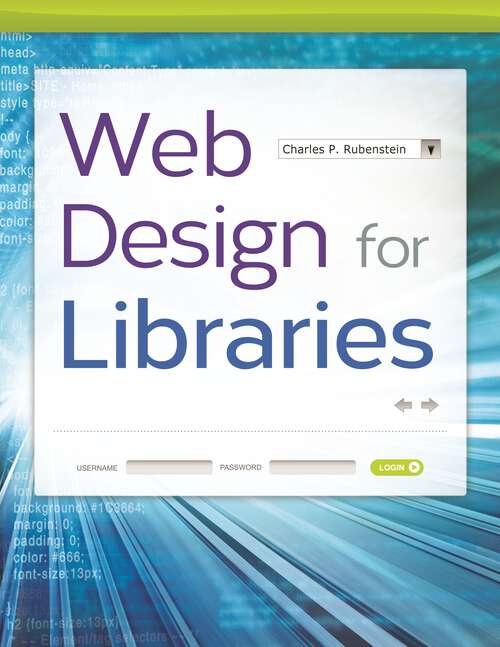 Book cover of Web Design for Libraries