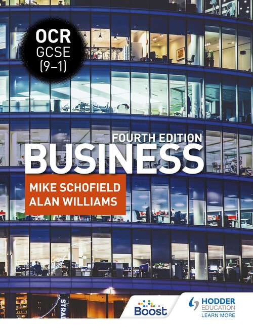 Book cover of OCR GCSE (9–1) Business, Fourth Edition
