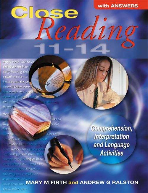 Book cover of Close Reading: Comprehension, Interpretation and Language Activities (PDF)