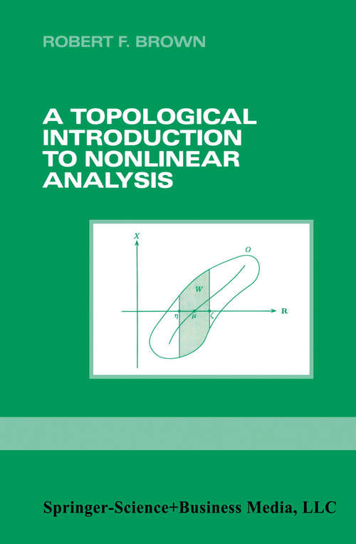 Book cover of A Topological Introduction to Nonlinear Analysis (1993)