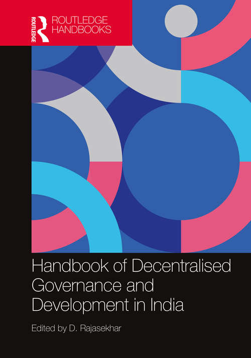 Book cover of Handbook of Decentralised Governance and Development in India