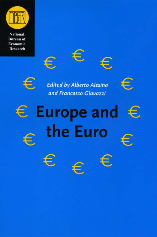 Book cover of Europe and the Euro (National Bureau of Economic Research Conference Report)