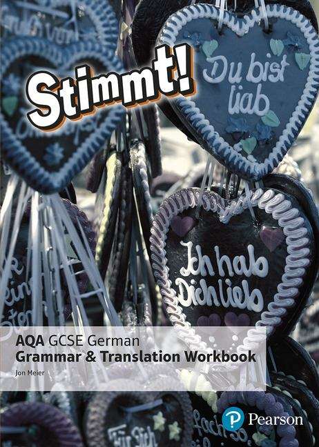 Book cover of Stimmt! AQA GCSE German Grammar And Translation Workbook (PDF)