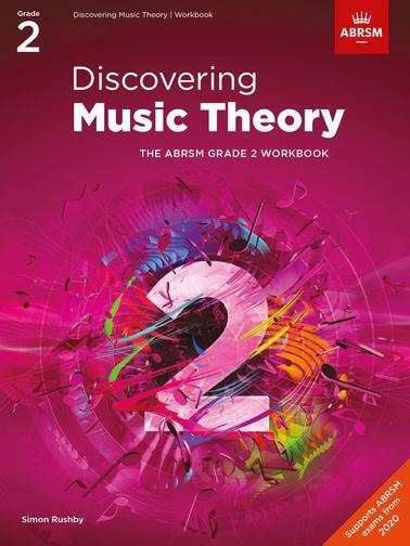 Book cover of Discovering Music Theory, The ABRSM Grade 2 Workbook (PDF) (Theory Workbooks (ABRSM) Ser.)