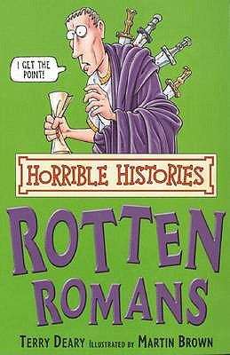 Book cover of Horrible Histories: The Rotten Romans (PDF)