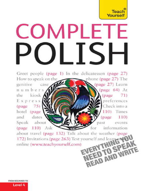 Book cover of Complete Polish Beginner to Intermediate Course: EBook: New edition (2) (Teach Yourself Audio eBooks)