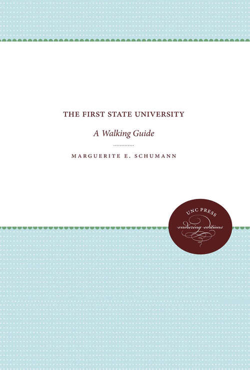 Book cover of The First State University: A Walking Guide (Revised Edition)