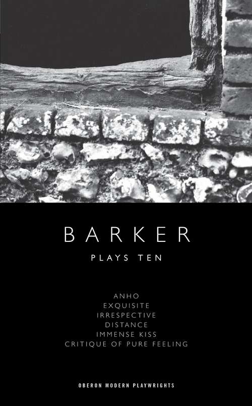 Book cover of Howard Barker: Plays Ten (Oberon Modern Playwrights)