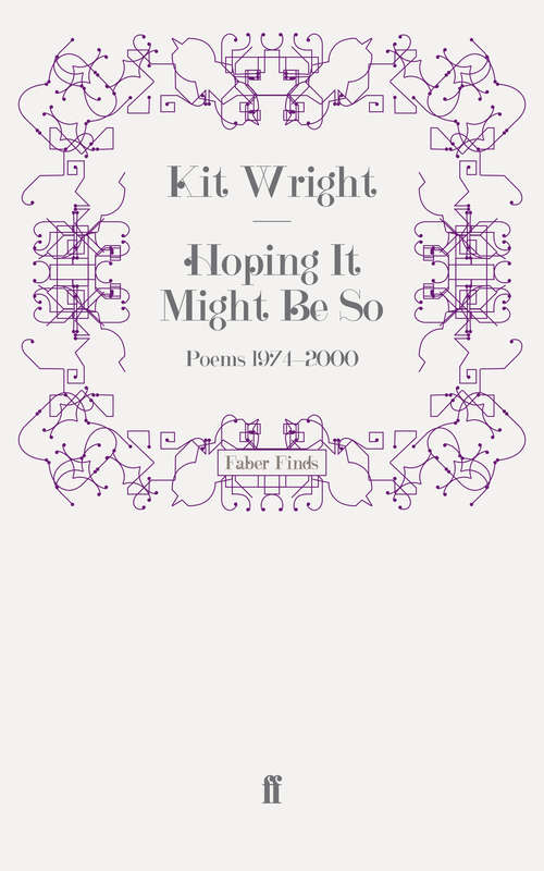 Book cover of Hoping It Might Be So: Poems 1974-2000 (Main)