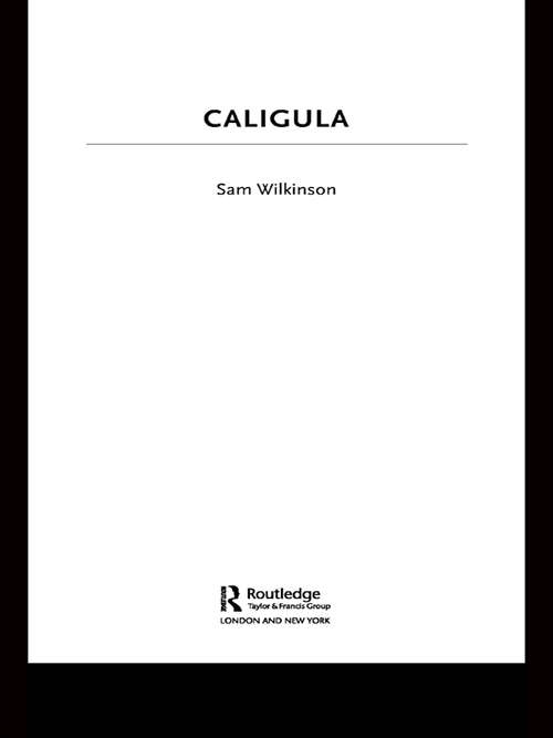 Book cover of Caligula