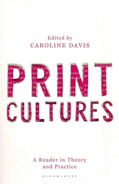 Book cover of Print Cultures: A Reader in Theory and Practice (Southern African Studies)