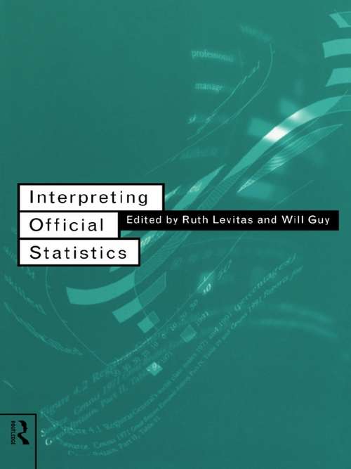 Book cover of Interpreting Official Statistics