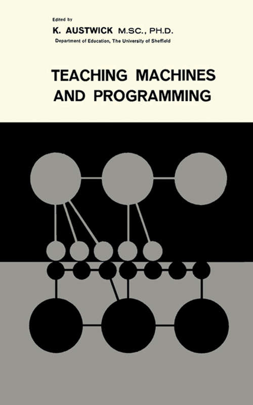 Book cover of Teaching Machines and Programming