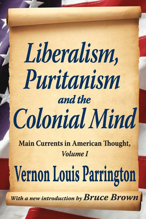 Book cover of Liberalism, Puritanism and the Colonial Mind
