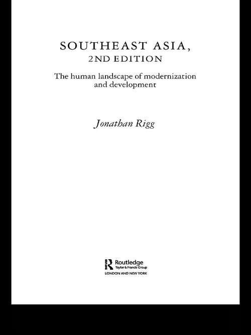 Book cover of Southeast Asia: The Human Landscape of Modernization and Development