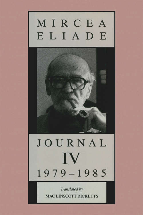 Book cover of Journal IV, 1979-1985