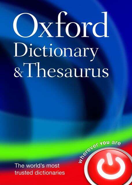 Book cover of Oxford Dictionary And Thesaurus: (pdf) (2)