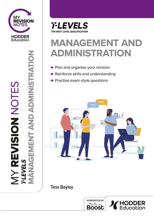 Book cover of My Revision Notes: Management and Administration T Level