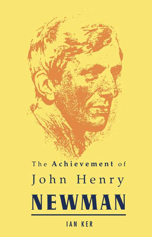 Book cover of Achievement of John Henry Newman