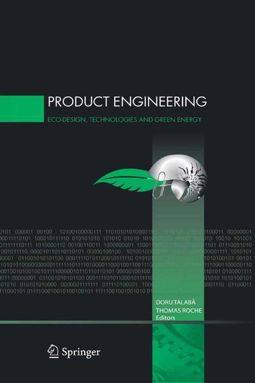 Book cover of Product Engineering: Eco-Design, Technologies and Green Energy (2004)